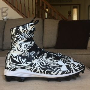 UA Highlight Clutchfit cleats (Zebra print)